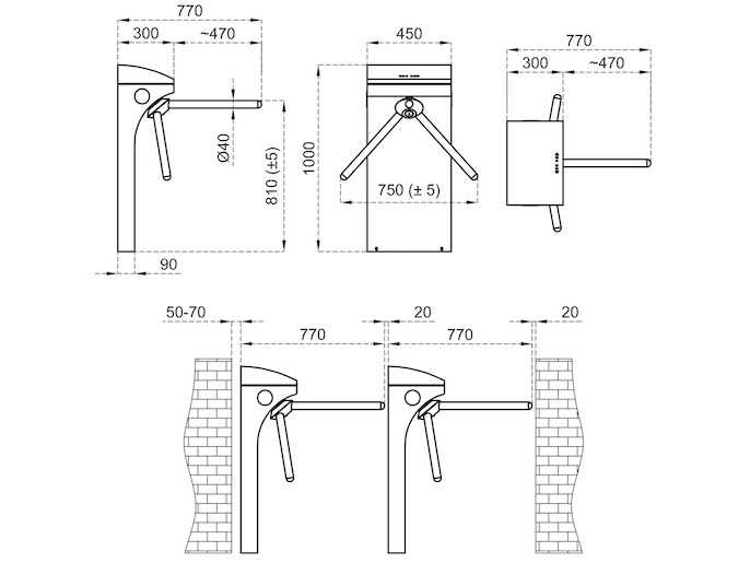 STILE 600 — оборудование CAME